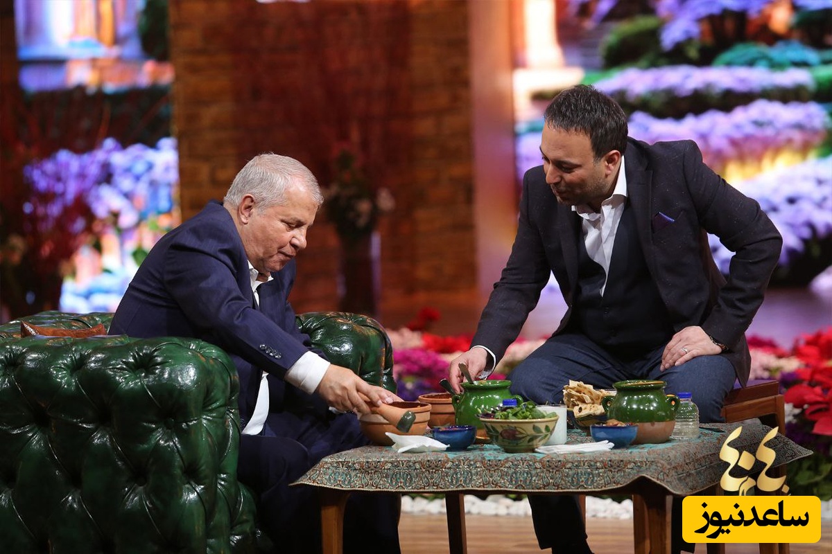 آموزش آداب و روش آبگوشت خوری توسط علی پروین اسطوره فوتبال +فیلم/ گشنمون شد!!