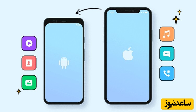 آموزش آسان‌ترین روش انتقال اطلاعات از آیفون به اندروید
