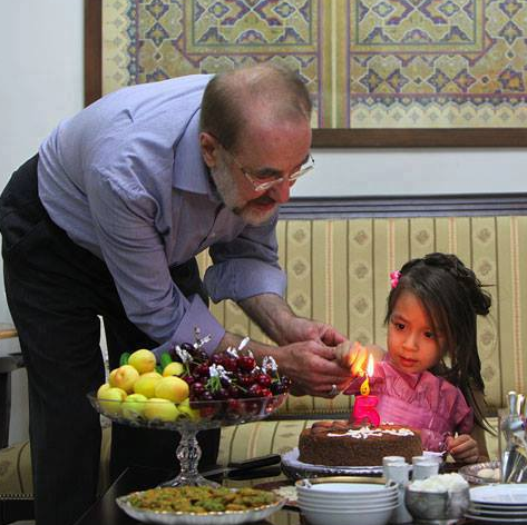 محمد خاتمی در جشن تولد