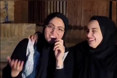 (ویدئو) غرور ملی و وطن‌پرستی به سبک نسل جدید؛ طوفان دو دختر ایرانی علیه بی‌ریشگی صهیونیست‌ها با چاشنی سن آیت‌الله جنتی