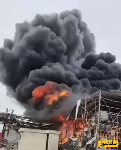 مجتمع صنعتی بئرالسبع زیر آتش؛ اولین تصاویر از جهنمی که موشک‌‌های ایرانی در اسرائیل ایجاد کردند+فیلم