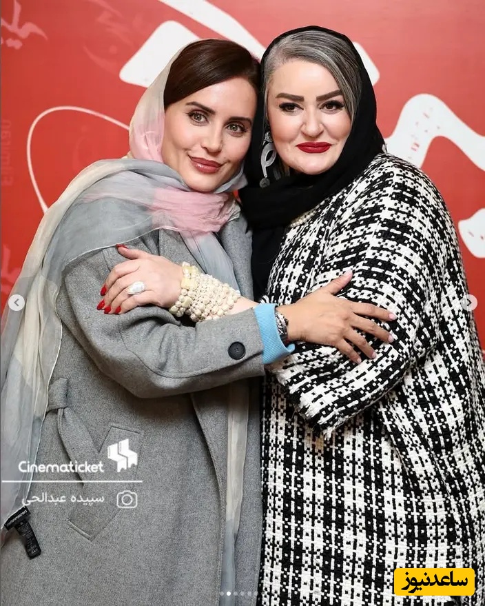 درخشش استایل پاییزی الناز شاکردوست و نعیمه نظام دوست در اکران فیلم کج پیله با پالتوی بلند و آیتم‌های تکراری که اصالت این بازیگران را نشان میدهد