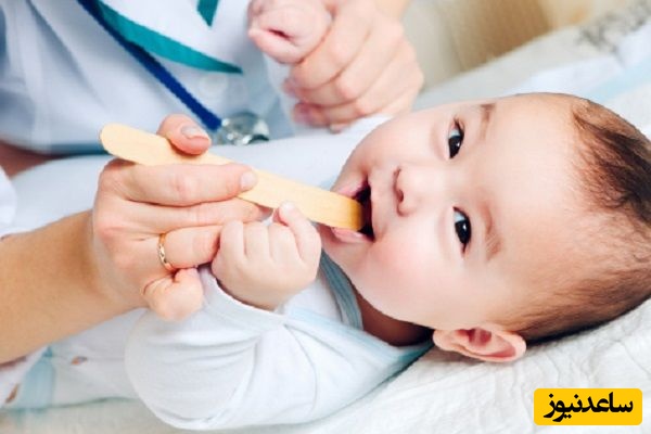 برفک دهان نوزاد و علل آن