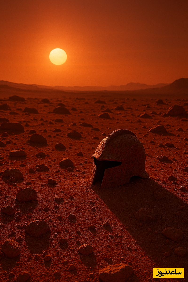 کلاه‌خود فضانورد در مریخ؟ تصویری جنجالی که خبرساز شد + عکس