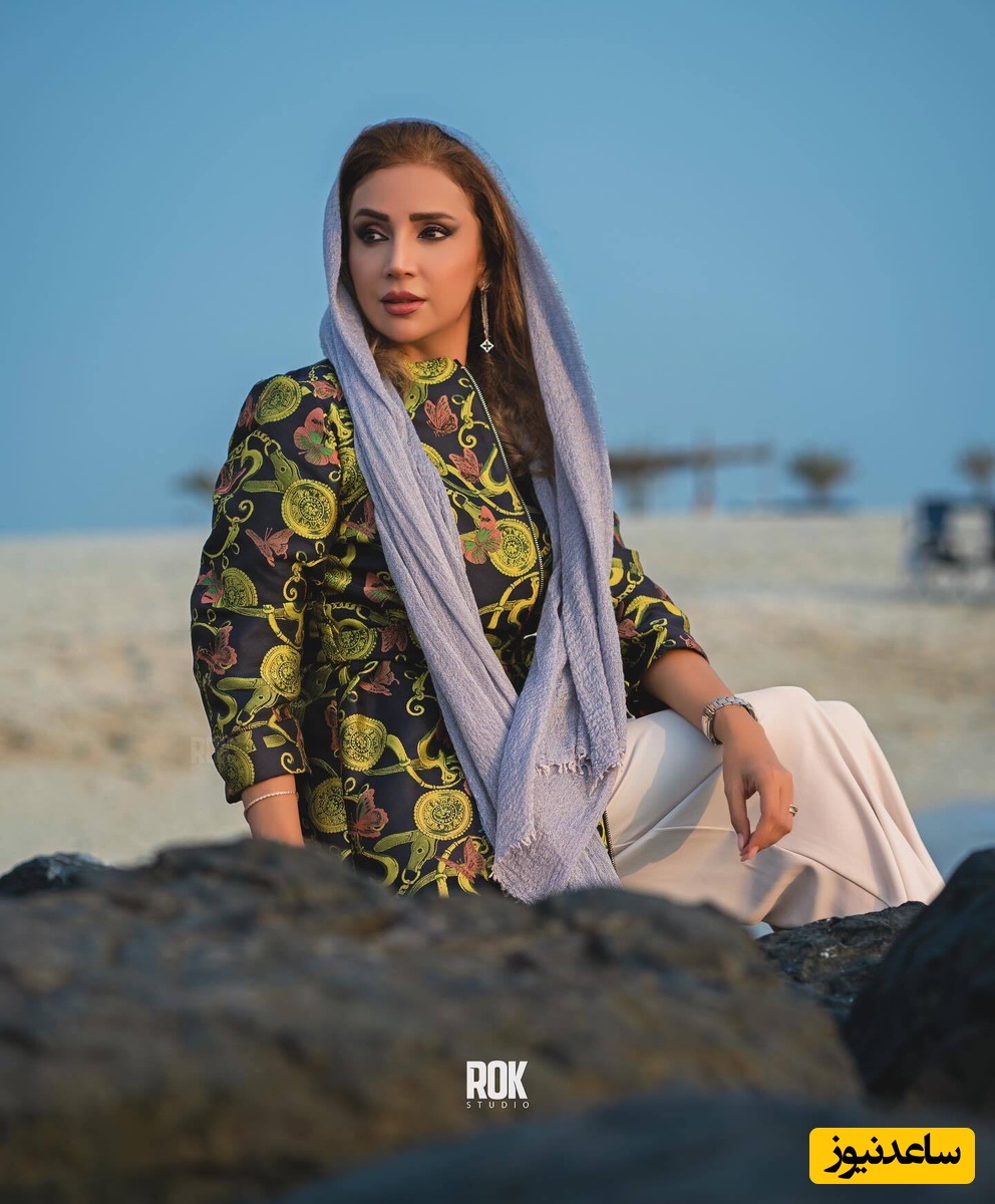 استایل برفی و زمستانی شیک و لاکچری شبنم قلی خانی