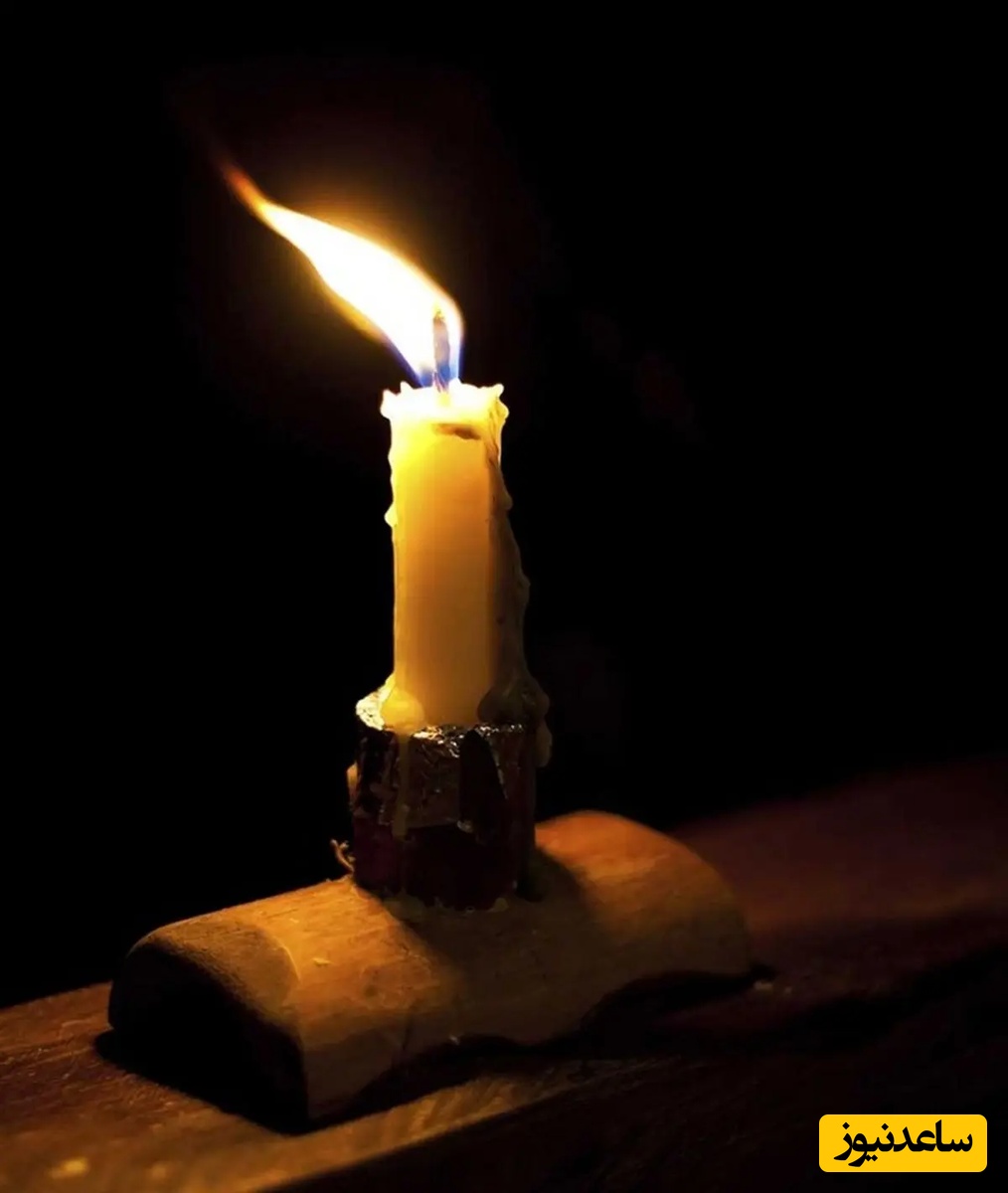 شمع صورتی که در روز اول جنگ برای همیشه خاموش شد + ویدئو