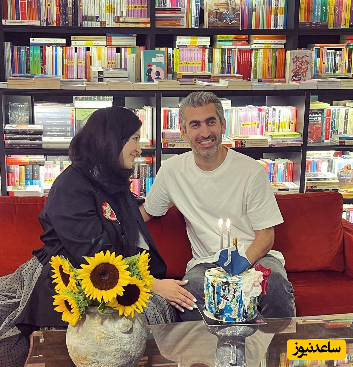 حضور چهره های ورزشی و هنری معروف در کتابفروشی مجتبی جباری با یک دکور بی‌نظیر در زعفرانیه تهران/ پاتوق همیشگی شهاب حسینی، سروش صحت، وریا غفوری و...+عکس