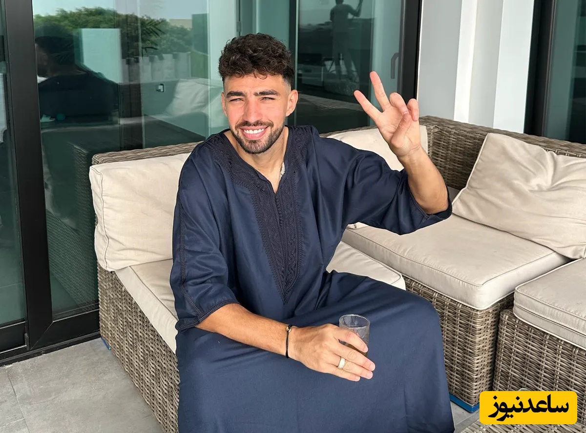 همسر مدل و اروپایی منیر الحدادی، ستاره استقلالِ ایران با رونمایی از دختر موطلایی فرفری‌اش/ الهی به پای هم پیر بشین😍+عکس