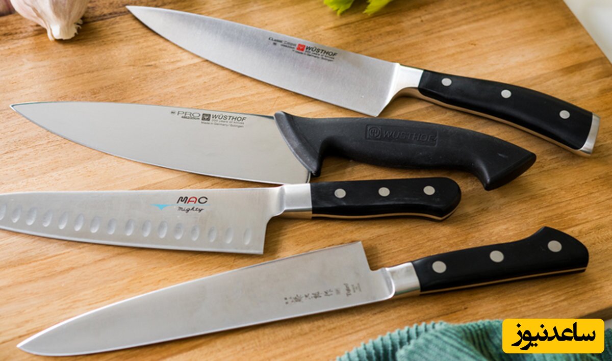 روش های خانگی آسان برای تیز کردن چاقو