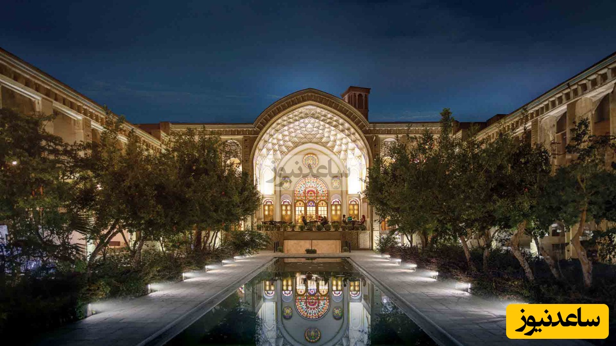 گشتی خیره‌کننده در سرای عامری‌ها، یادگاری از دوران زندیه در کاشان / از اتاق های شاه‌نشین با چیدمان خاص تا گچ‌کاری های باشکوه + ویدئو