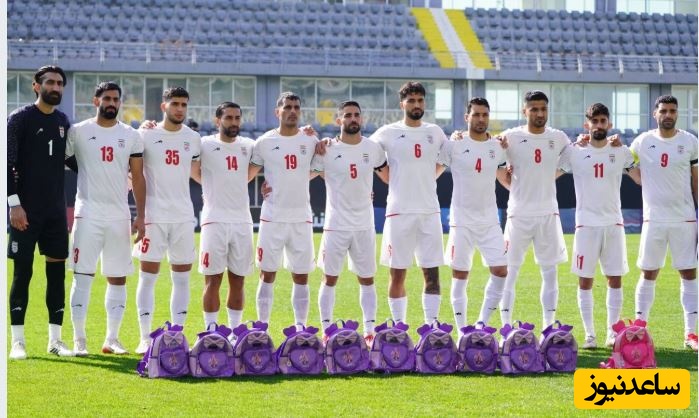 کوله پشتی کودکان میناب در دستان ملیپوشان فوتبال