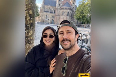 عاشقانه دلنشین شاهرخ استخری به مناسبت تولد همسرش سپیده بزمی‌پور در بلژیک+عکس