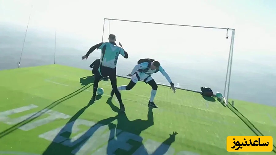 شادی رونالدویی در ارتفاع 1800 متری/ ورزشکار روسی تاریخ ساز شد+فیلم