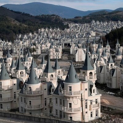 متروکه ترین شهر ارواح جهان با قلعه های مخوف و معماری گوتیک+ ویدئو