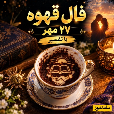 فال قهوه تصویری امروز دوشنبه 27 مهر 1405/  از پایان شب‌های تاریک تا گرفتن دست یار؛ اتفاقات محالی که امروز ممکن شدند!