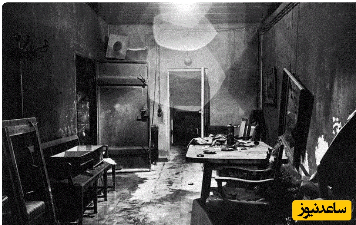 تصویری از پناهگاه هیتلر پس از سقوط آلمان