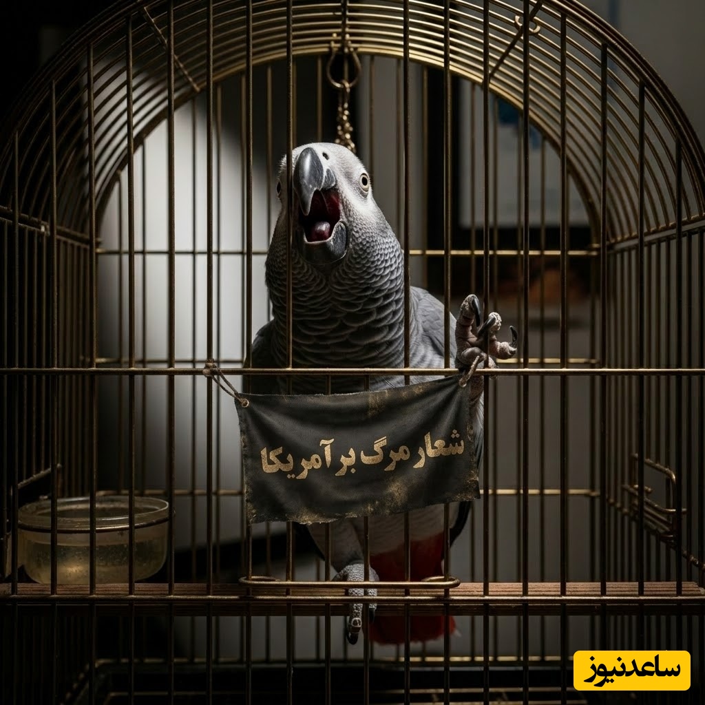 ویدئوی عجیب کاسکوی شجاعی که علیه استکبار شعار می‌دهد، وقتی حیوان خانگی تبدیل به فعال سیاسی می‌شود!