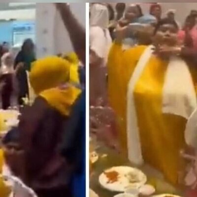 (ویدئو) درگیری شدید زنان در یک مراسم جشن عروسی