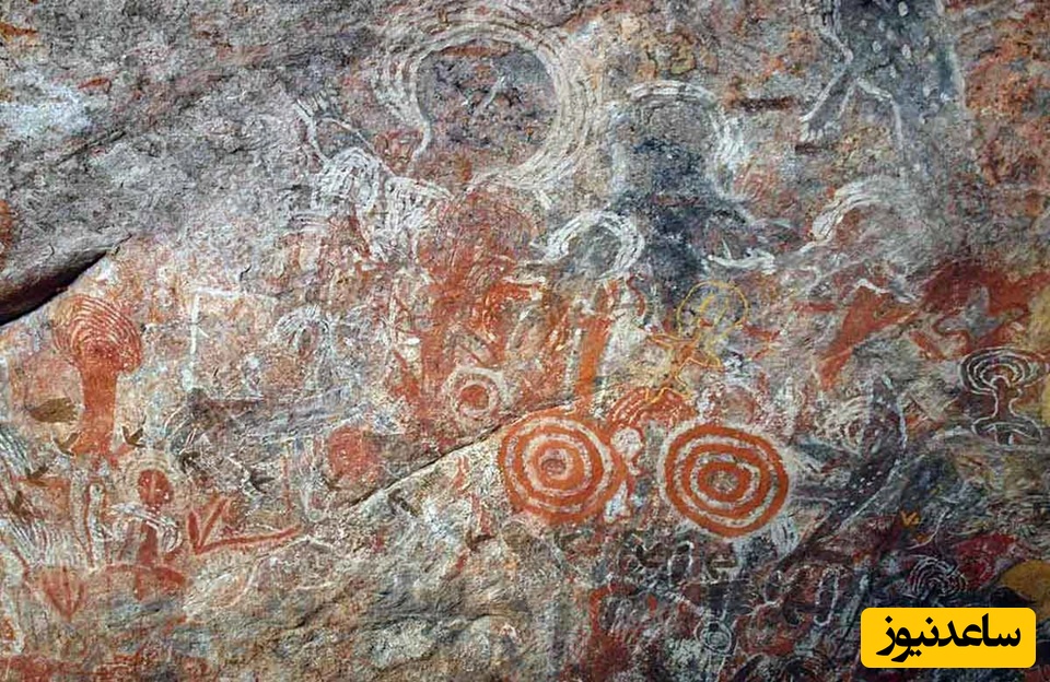 هنر سنگی بومیان در والینیاگا (غار هیل) در جنوب استرالیا