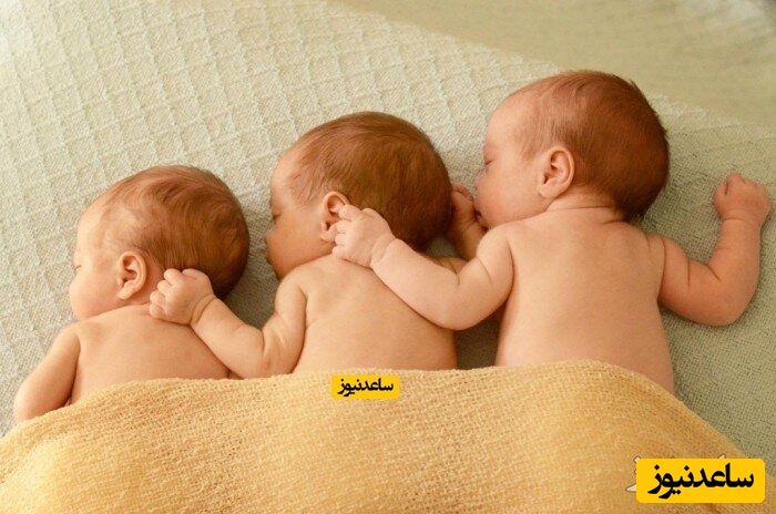 سه قلوهایی که با هم 11 سال اختلاف سنی دارند! + عکس