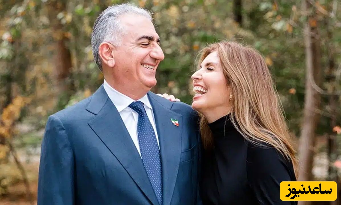 رضا پهلوی به کمک همسر و دخترش برگشت!!! + عکس