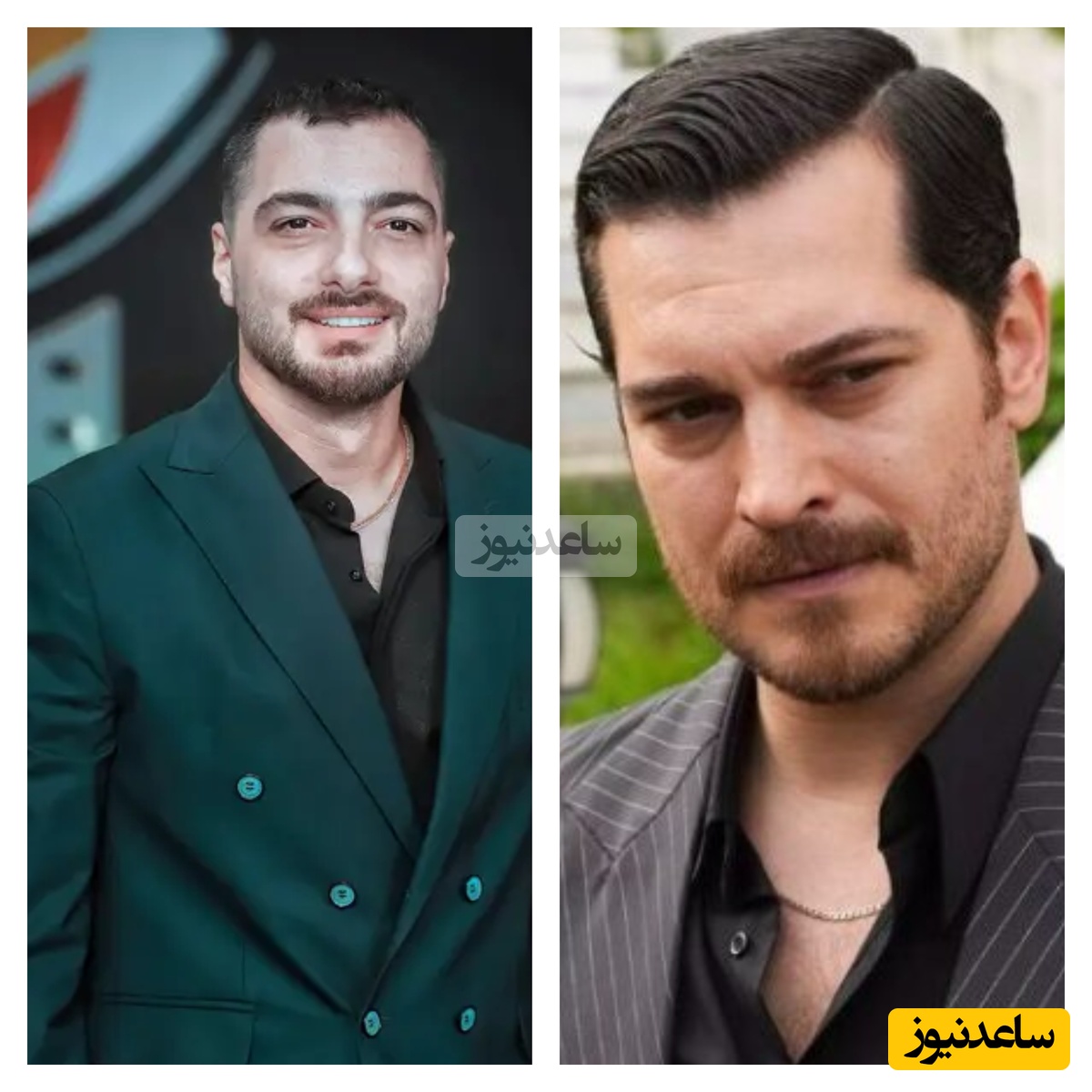 کپی‌کاری ناشیانه سجاد بابایی از استایل ستاره مشهور ترکیه، چاغاتای اولوسوی، بازیگر سریال محبوب «اشرف رویا»+عکس