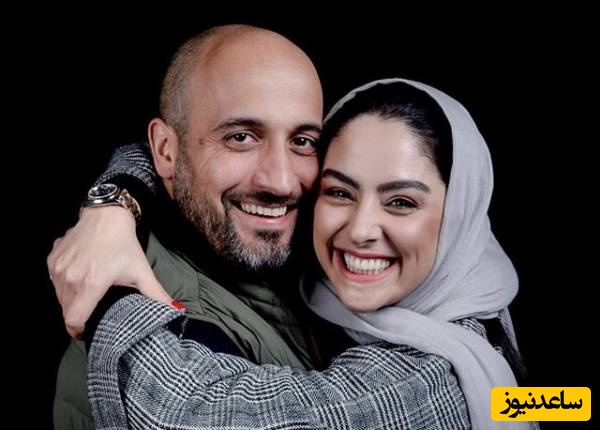 سَرزدن مارال بنی آدم و همسرش به خانه ابدی فروغ فرخزاد در آرامستان تجریش/ روحش شاد و یادش گرامی+عکس