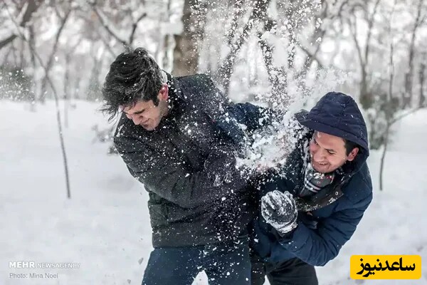 خلاقیت خیره کننده 2 هنرمند با برف در شهرکرد/ دست هرچی هنرمند خفن خارجیه از پشت بستن با اینکار👌