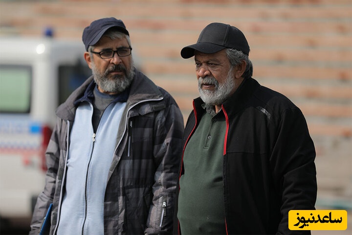 لحظه فرار و خجالت کشیدن حسن پورشیرازی، بازیگر نقش اصلی سریال بوقچی از بوسه عاشقانه همسرش+ویدیو/ بیچاره چقدر معذب شد!