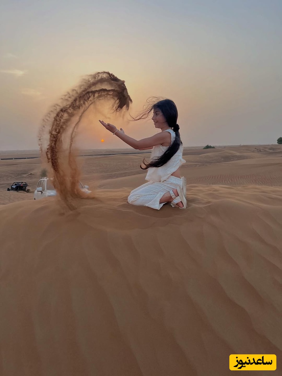 نگاهی به اقامتگاه ساحلی و لوکس تعطیلات تابستانی علیرضا بیرانوند و خانواده در دبی/ آرامش تو چهره موج میزنه+عکس