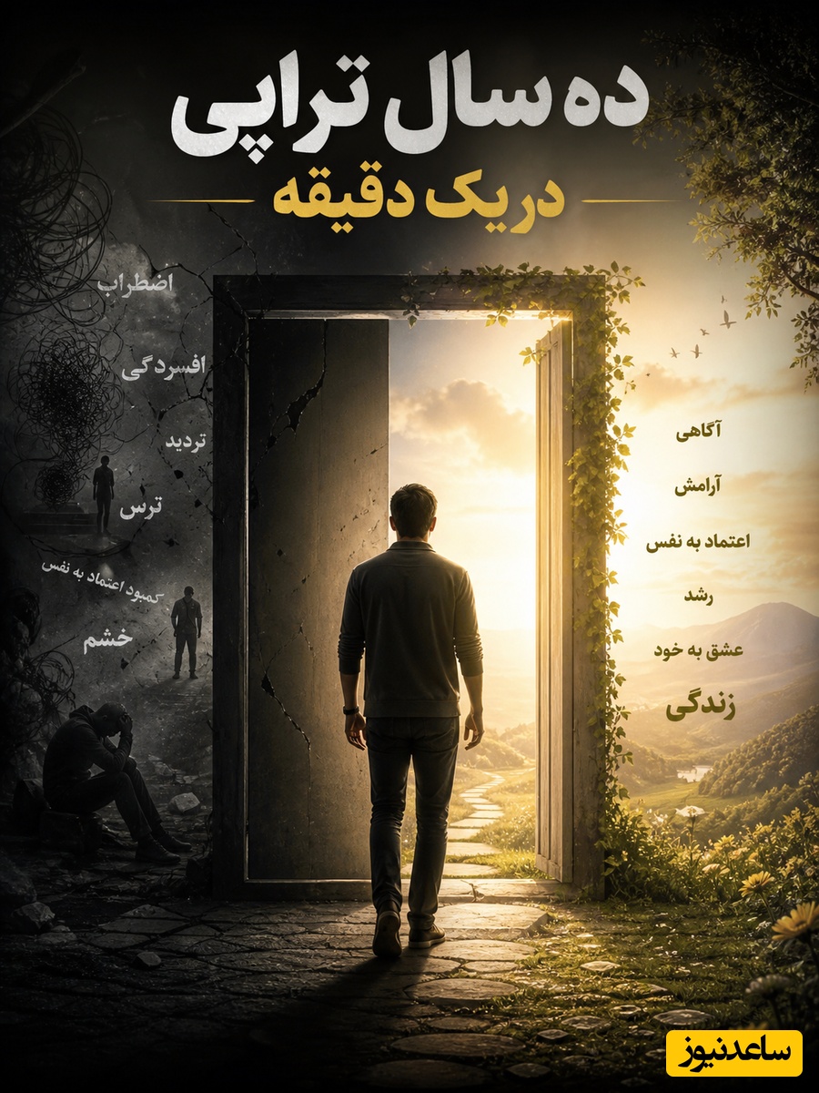 (ویدئو) خلاصه 10 سال تراپی در یک دقیقه؛ 7 گام تا بلوغ فکری و آرامش درونی