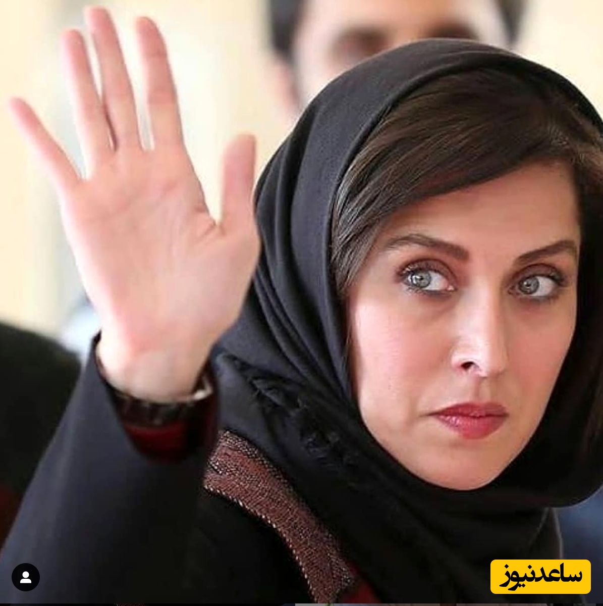 شال سبز مهتاب کرامتی زیبایی چشمان رنگیش را صدبرابر کرد!