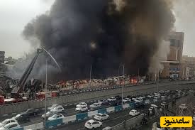 آتش سوزی وحشتناک در محوطه نیروگاه برق آلستوم ستارخان + فیلم و جزئیات