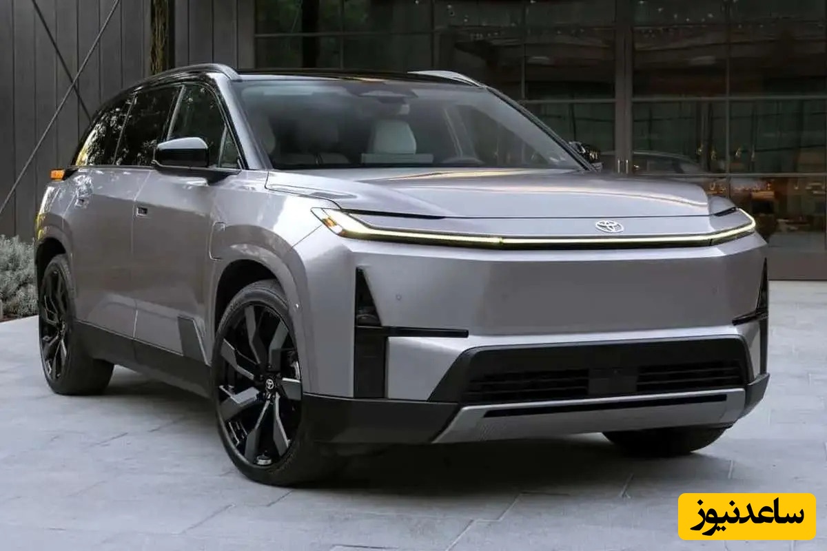 غول سه‌ردیفه برقی تویوتا رونمایی شد + عکس