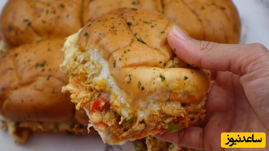 کلاس آشپزیِ سه سوته؛ طرز تهیه ساندویچ مرغ لذیذ و خانگی/ یک پیشنهاد عالی برای خانومای کارمند پرمشغله+ویدیو