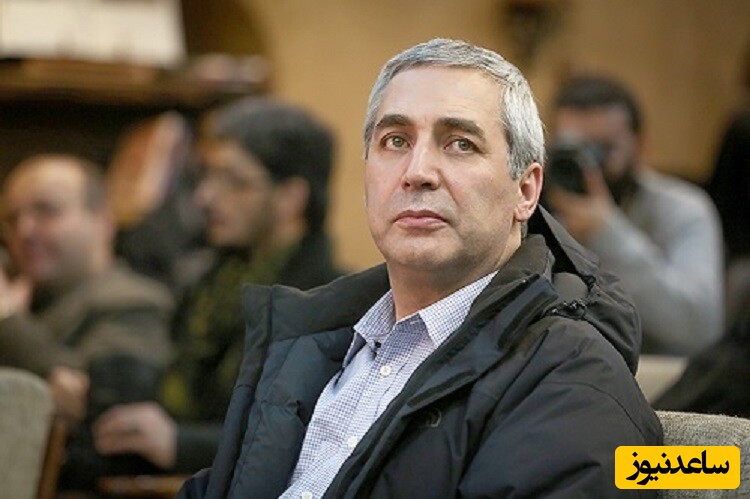 چهره غمزده ابراهیم حاتمی کیا، کارگردان سرشناس ایرانی در مراسم تشییع شهدای خدمت+عکس