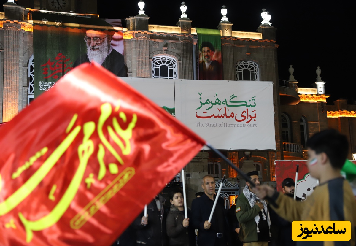 عکس | برپایی شاه حسین گویان مردم تبریز در هشتاد و یکمین شب از لیالی قدر انقلاب