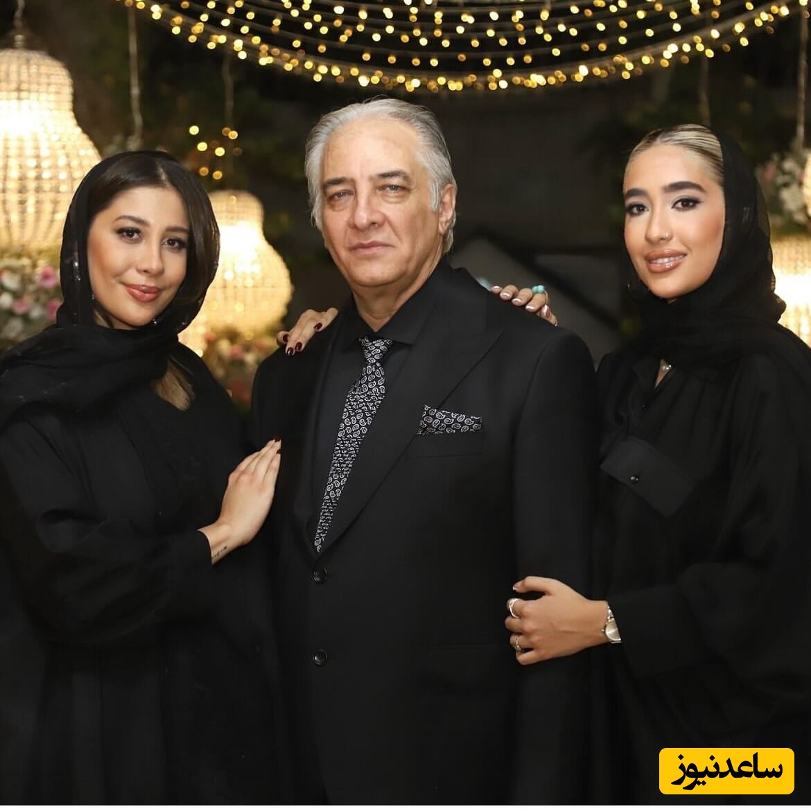 عکس تازه منتشر شده از ایرج نوذری در کنار دخترانش دلربا و دلناز / ماشالله چقد شبیه پدرشون شدند