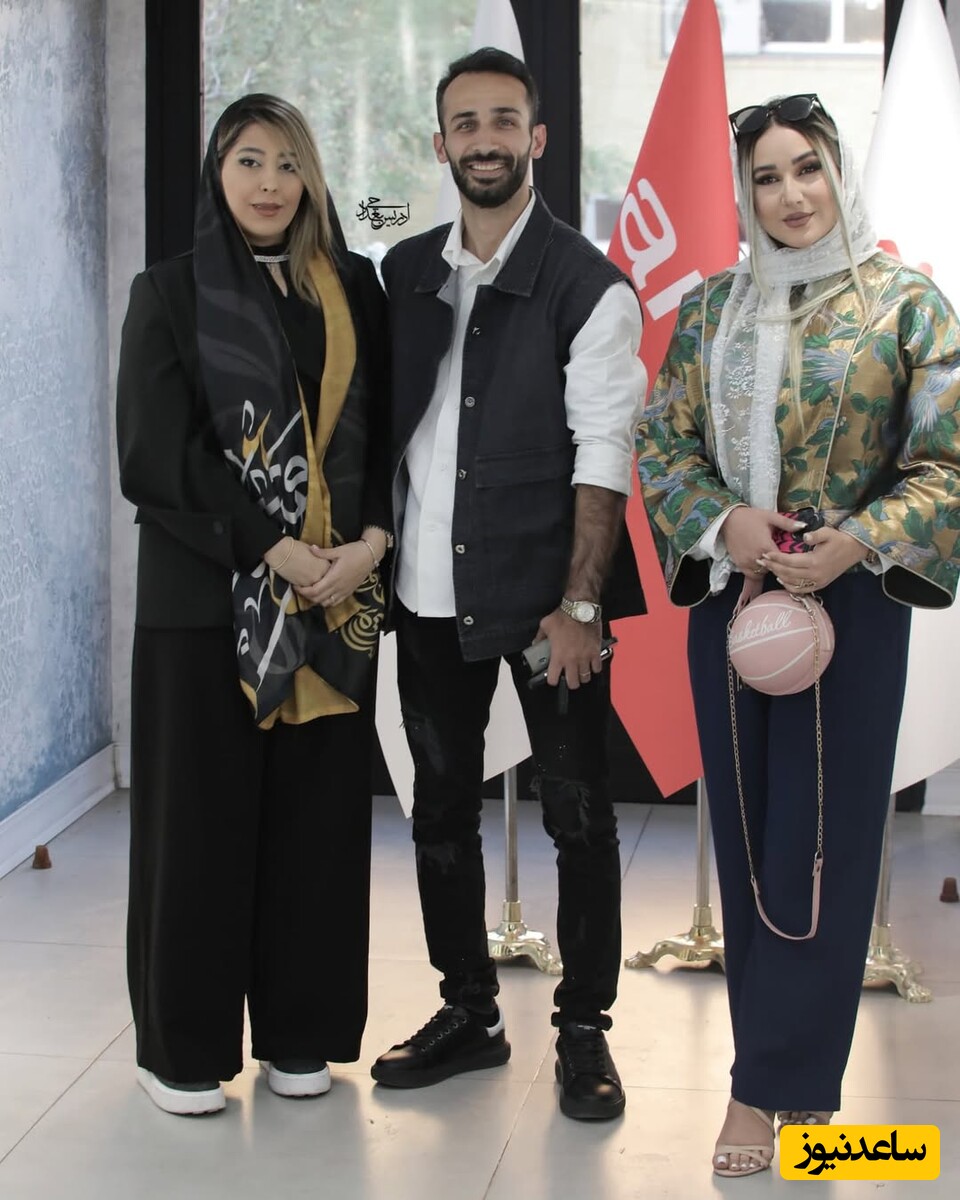 مهران ضیغمی و همسرش