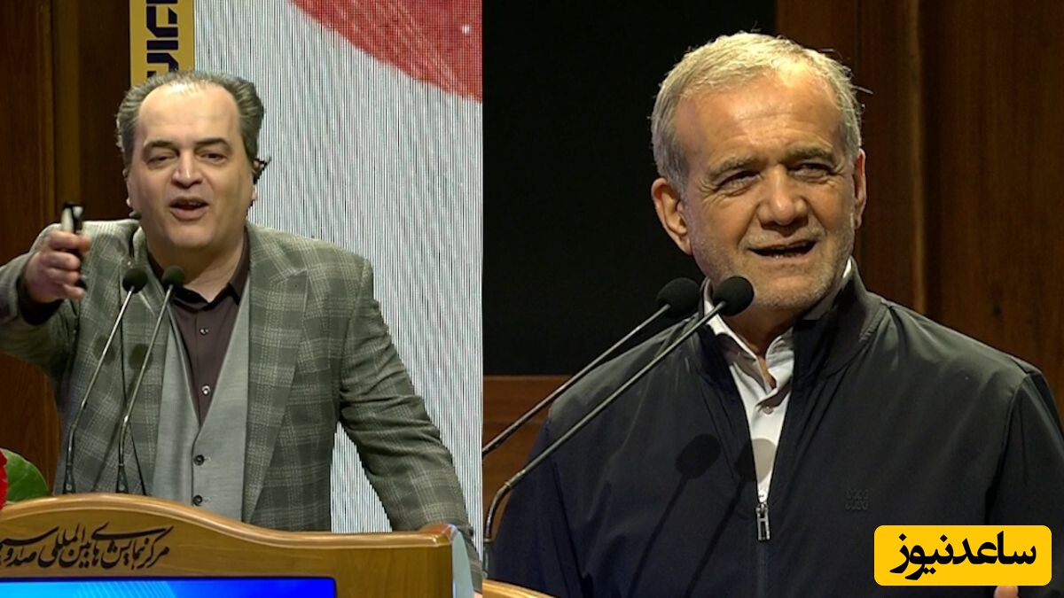 وقتی پیمان یوسفی می‌خواست جلوی رئیس‌جمهور تُرک زبان عرض اندامی کرده باشد اما نشد که بشه!+ویدیو