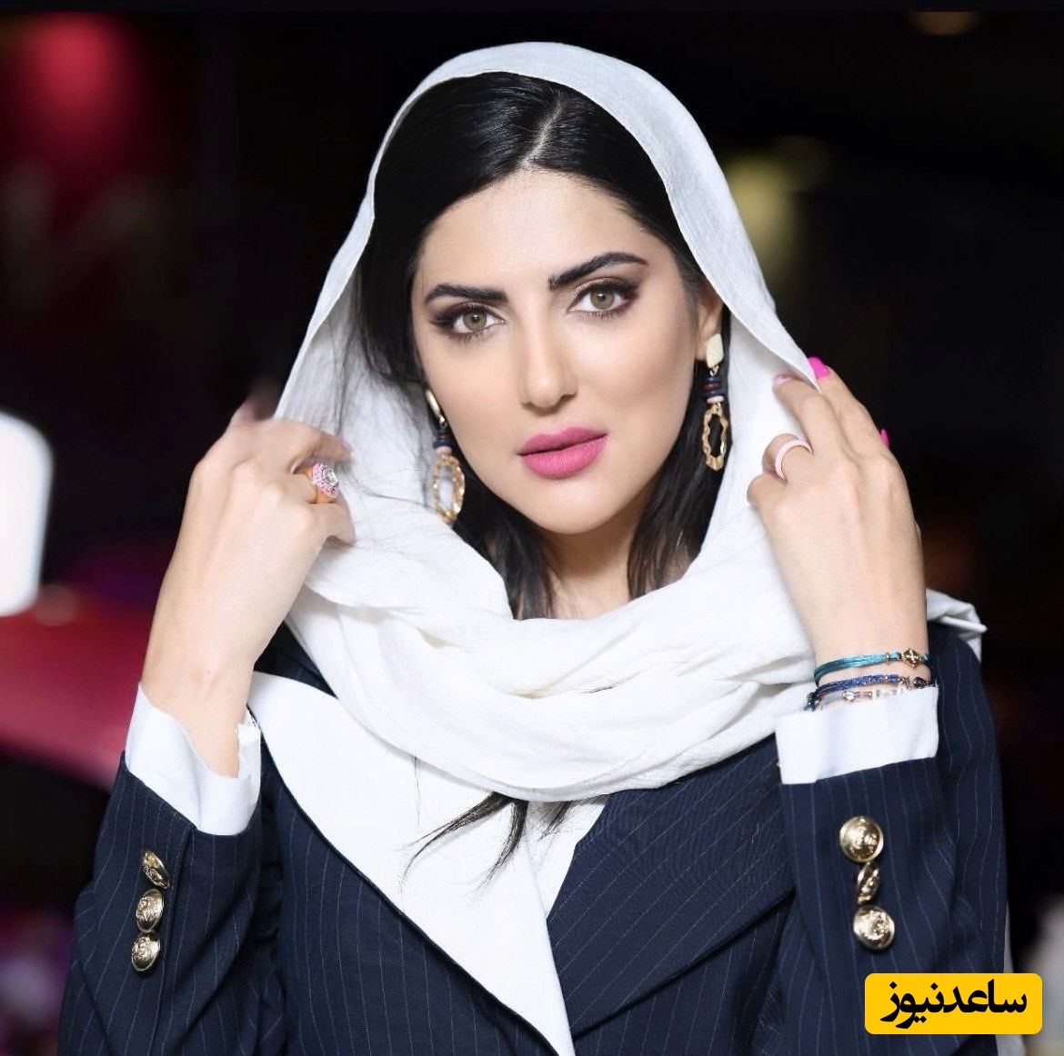 استایل اسکیمویی و جذاب هلیا امامی در یک کوهستان سفید پوشیده از برف