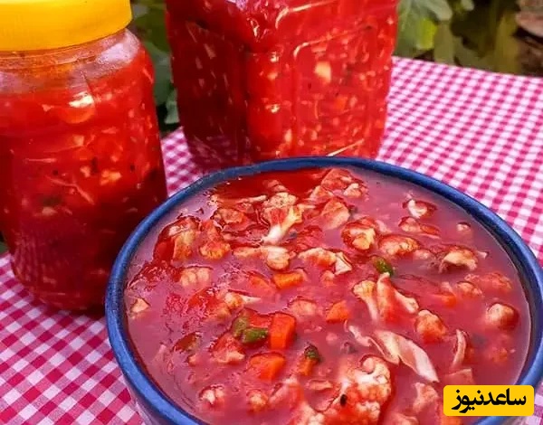 ترشی لیته گوجه فرنگی