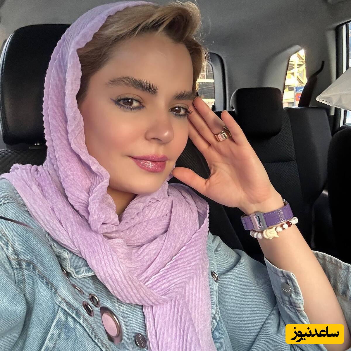 استایل شیک و متفاوت سپیده خداوردی غوغا کرد! کت مشکی لویی ویتون و شلوار سندبادی😁