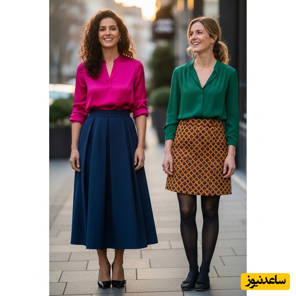 شومیز و دامن: اوج ظرافت زنانه