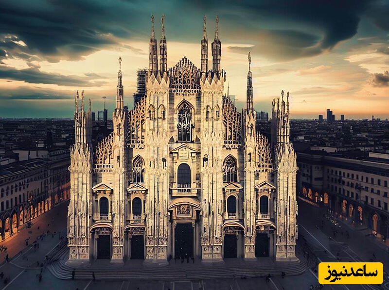 عکسی از سفر خانوادگی نرگس محمدی و فریبا نادری به ایتالیا در کنار کلیسای دومو میلان /چه عظمتی ...