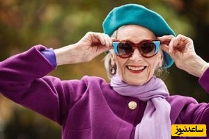 پیرترین مدل جهان در 91 سالگی همچنان فعالیت می کند!