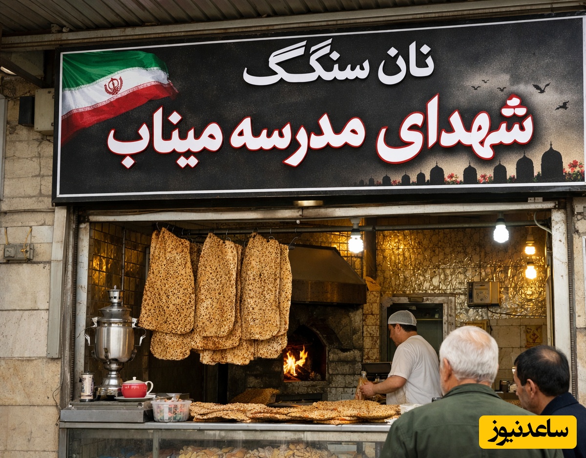 نانوایی در سهند تبریز اوج نفرتش رو با هم نامی با شیطان کثیف نتانیاهو این جوری نشون داد/وقتی برکت نان با میراث خون گره می‌خورد+ عکس