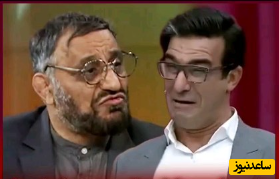 سکانس خنده دار شوخی عجیب یوسف تیموری با احمد مجدزاده در حضور بازیگران+ویدئو