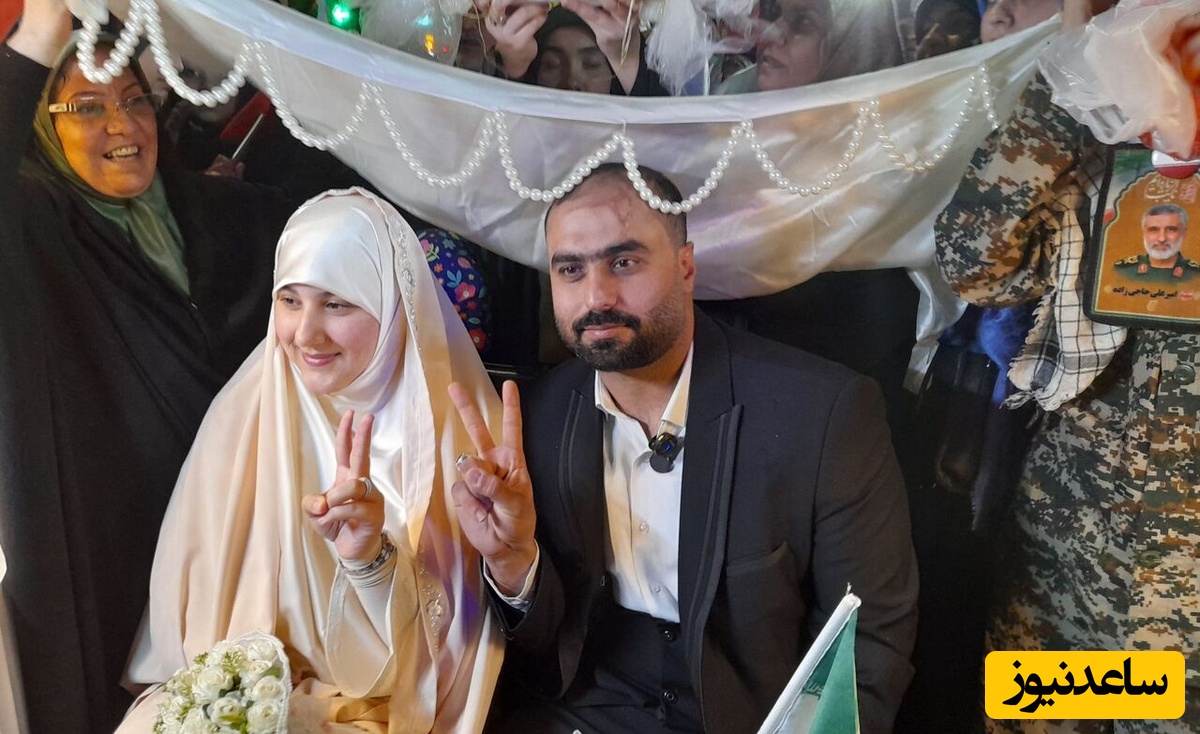 ببینید| عروس رفته تنگه هرمز گل بچینه!؛ سیاسی‌ترین مراسم عقد در آبادان اینگونه برگزار شد