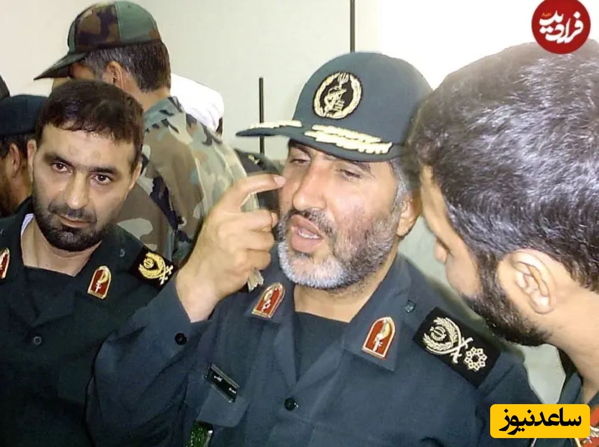 پدر صنعت موشکی در کنار سردار احمد کاظمی